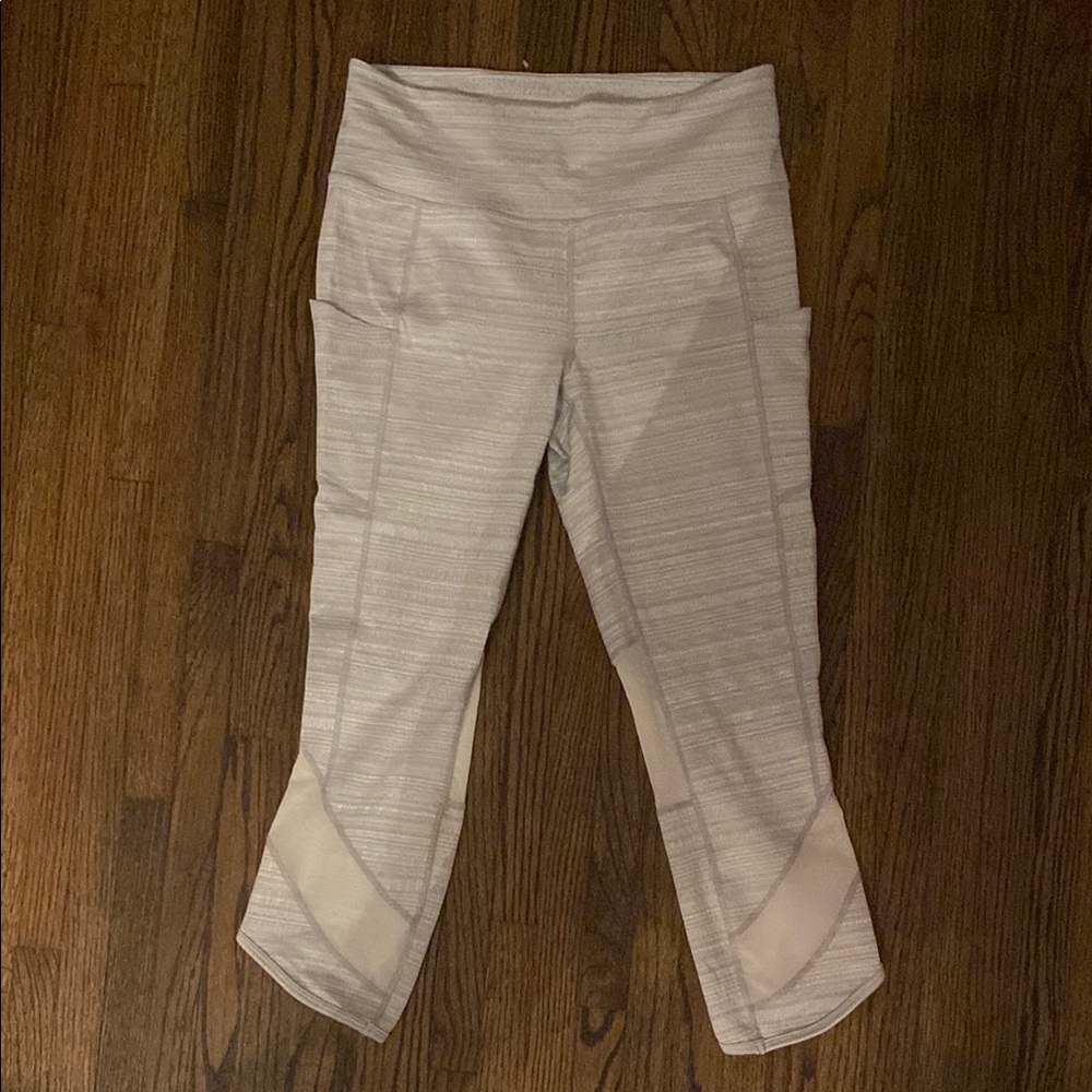 Gray Cropped Leggings
